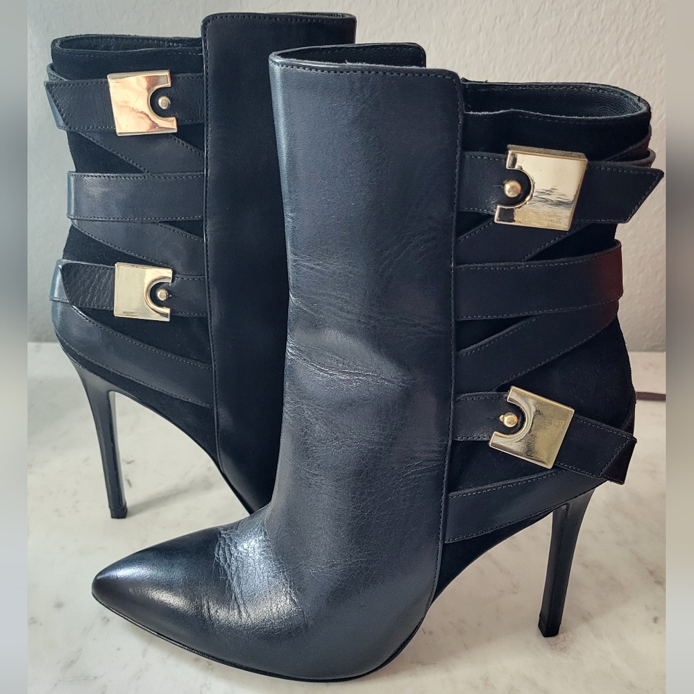 NEW Marciano Black Bianca Bootie 9.5 - Picture 3 of 5